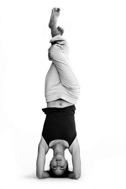 Salamba Sirsana with Garudasana - Eagle headstand pose - yoga poses 6