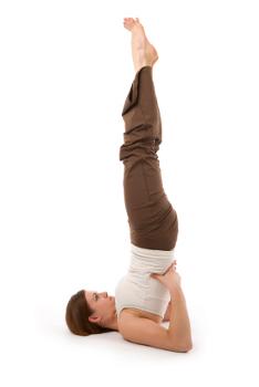 Sarvangasana - Shoulder Stand Pose - yoga poses 7